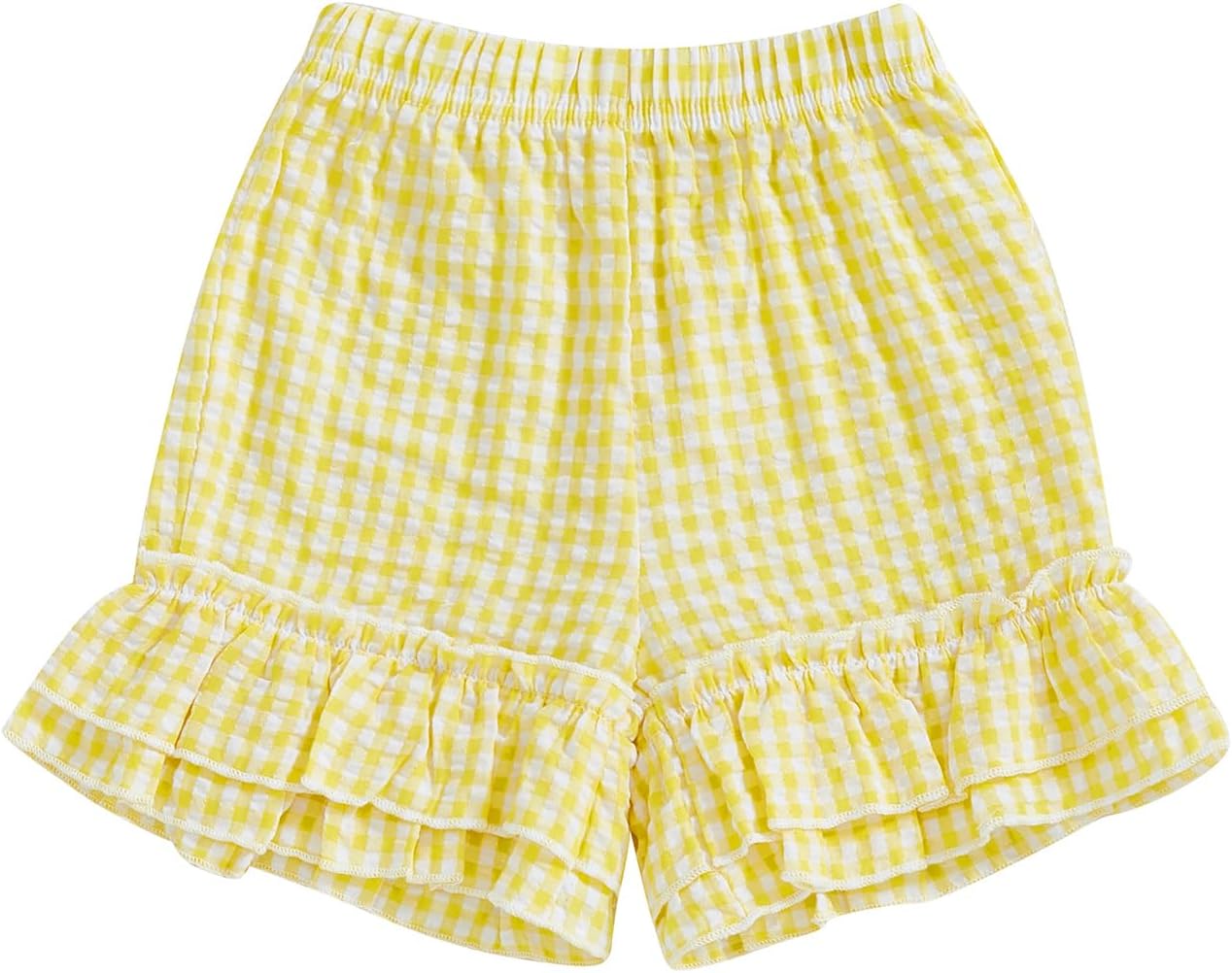 Gingham Shorts for Toddler Boys Girls