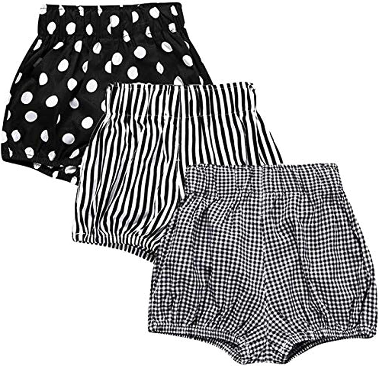 EISHOW Summer Soft Bloomers 0-5Yr Striped Harem
