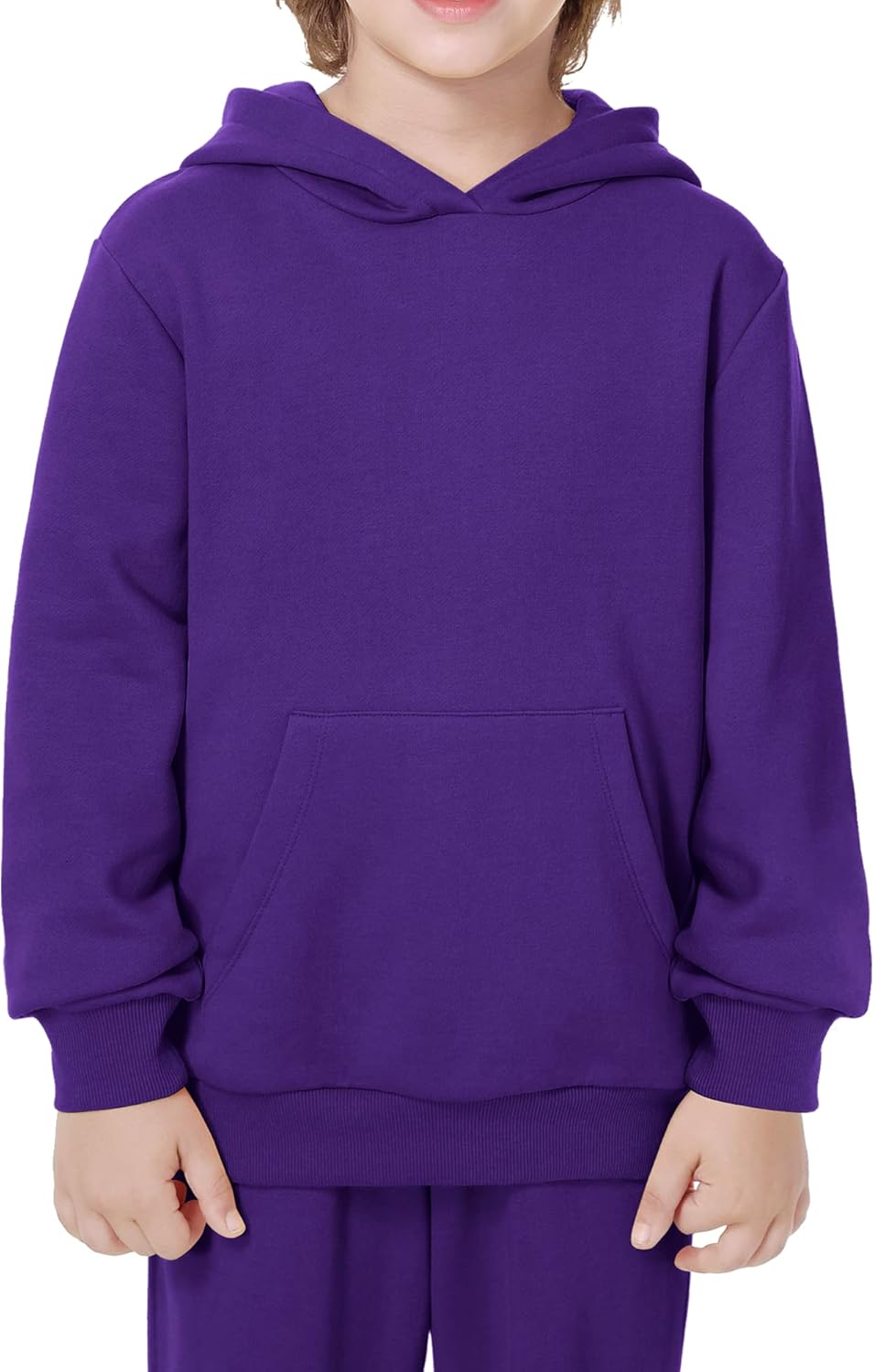 Kid Nation Soft Brushed Fleece Hoodie for Kids 4-12 Years 1