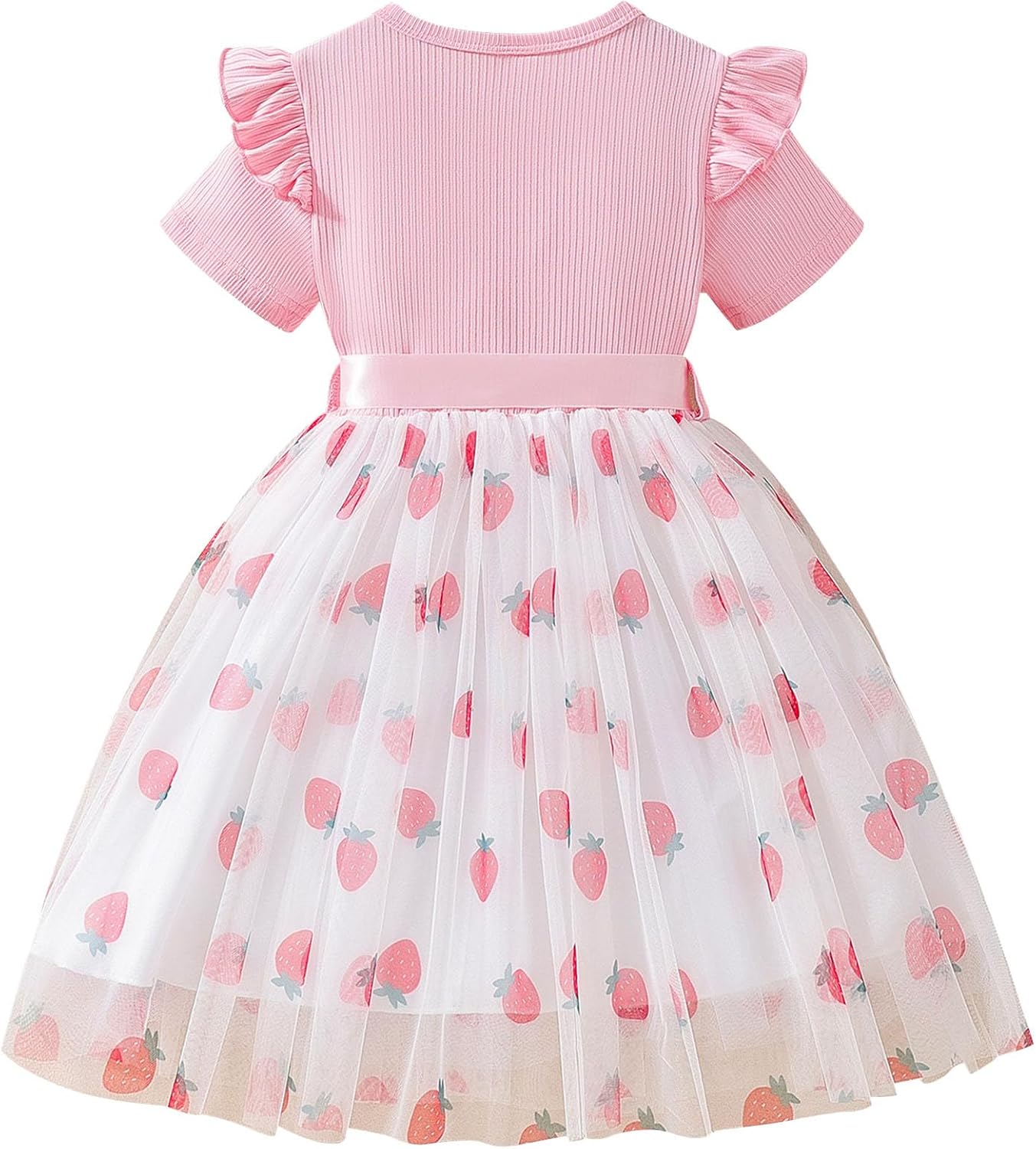 Girls Ruffle Tutu Dress for Toddler Princess Party