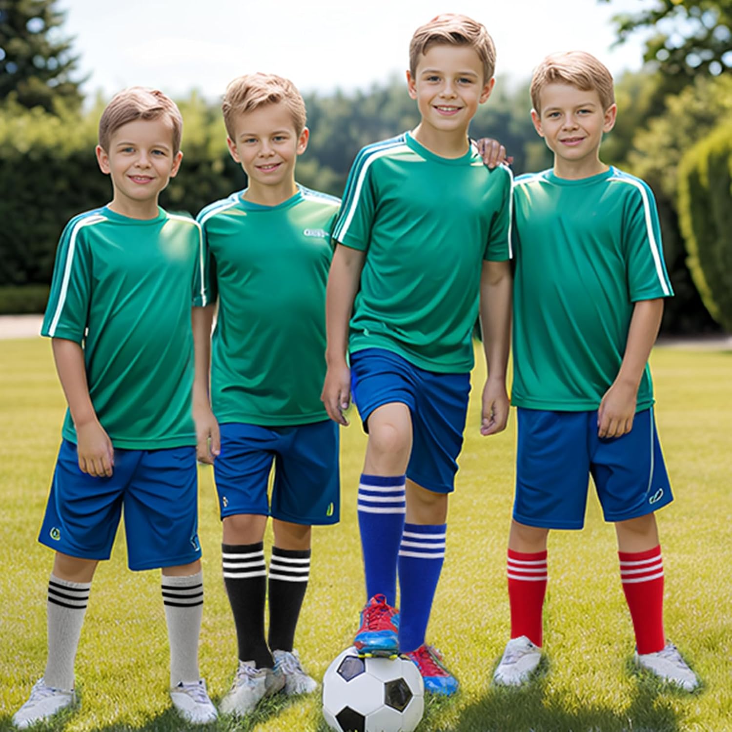 BISOUSOX Soccer Socks Kids Youth
