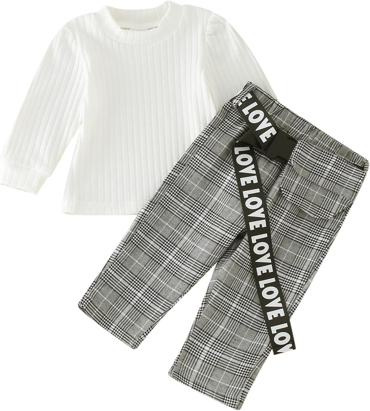 Autumn Winter Toddle Stripe High Neck 2T ded