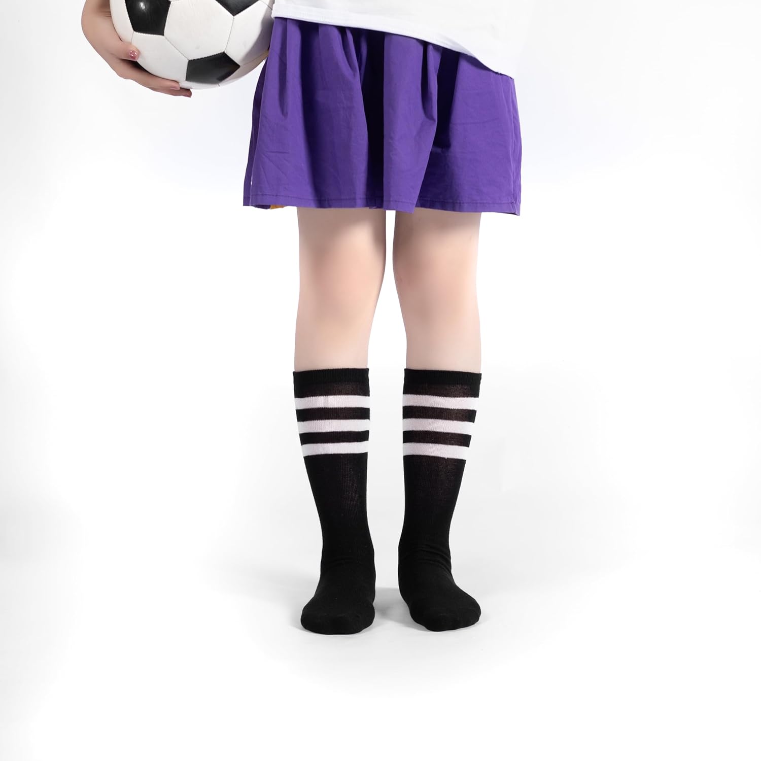 BONANGEL Kids Youth Soccer Socks Boys Girls Stretchy Warm