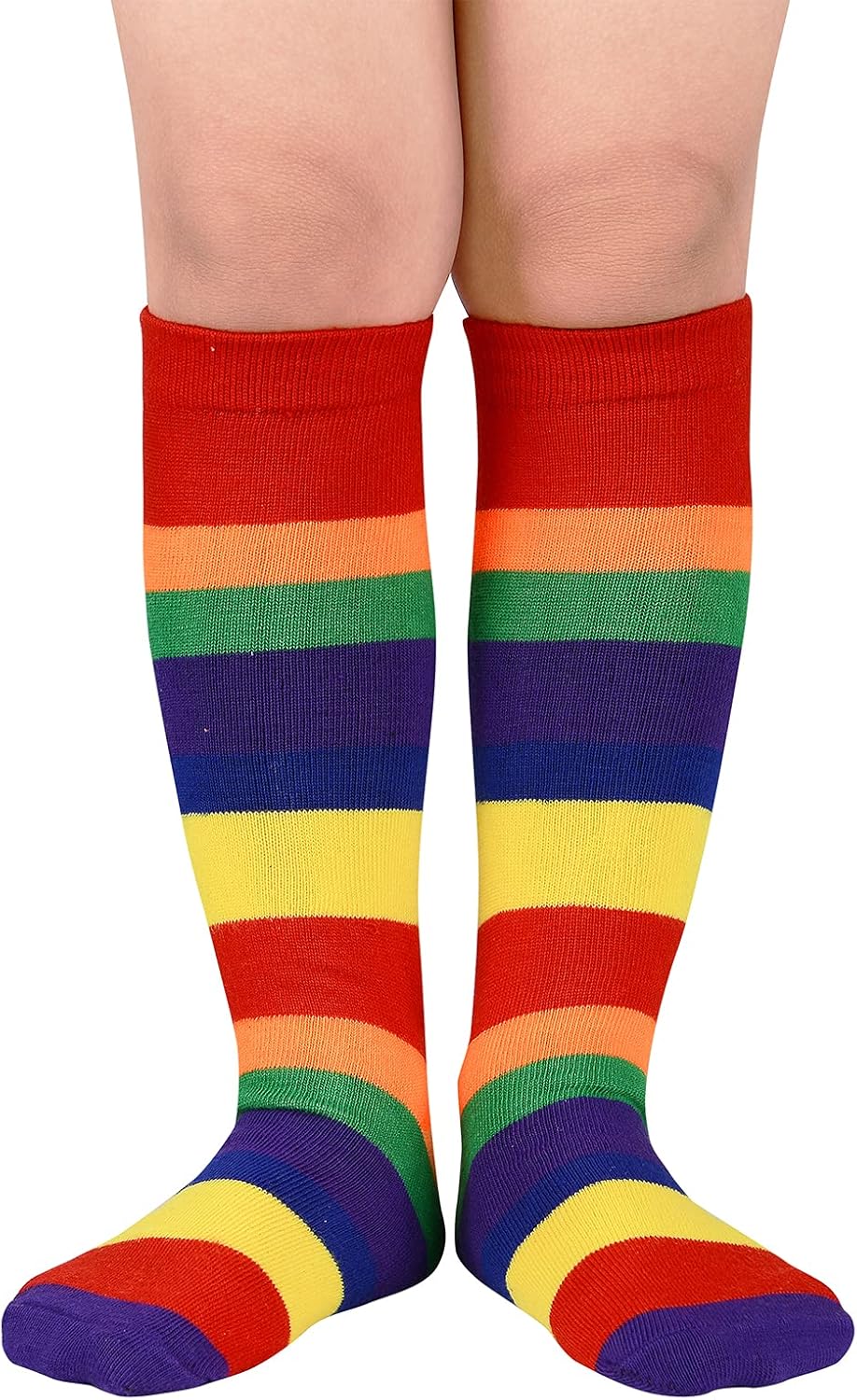American Trends Kids Knee High Striped Sports Socks