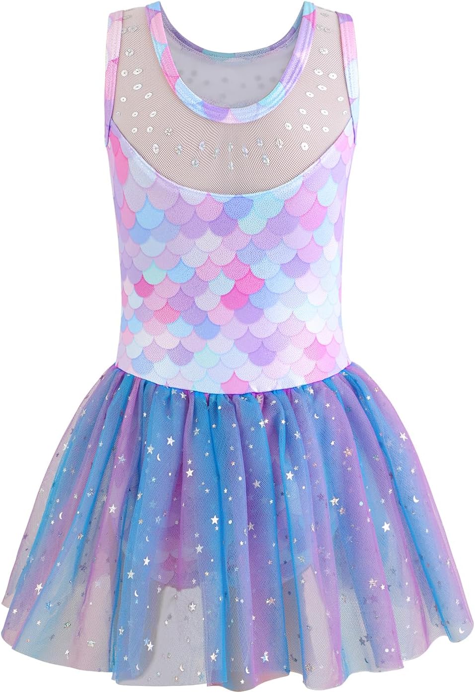 Sparklingle Ballet Leotard with Tutu for Girls
