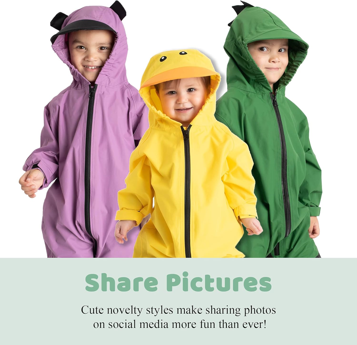 Cuddle Club Kids Toddler Muddy Buddy Rain Suit