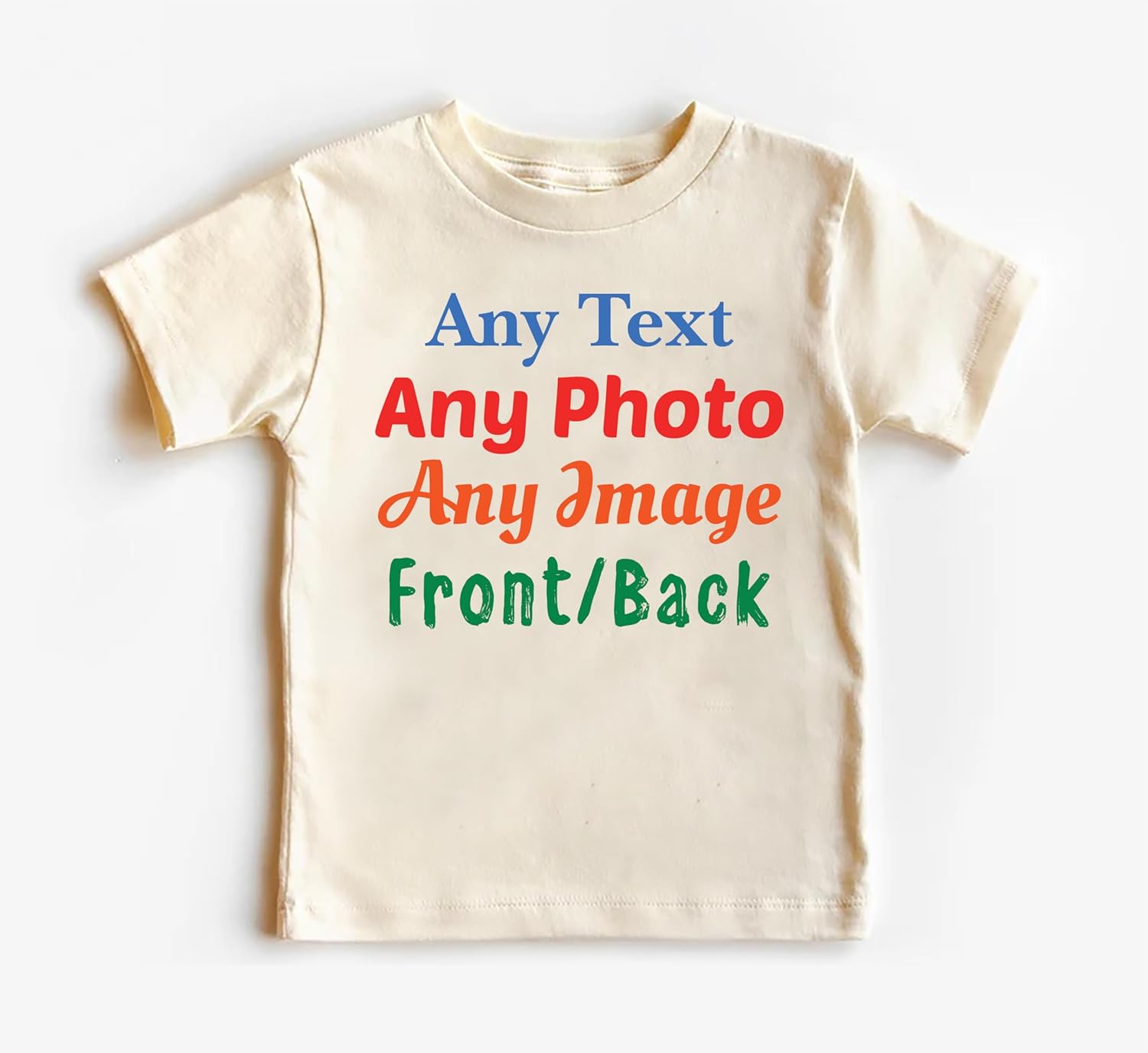 Voila Print Personalized Baby Bodysuit with Custom Text and Photo