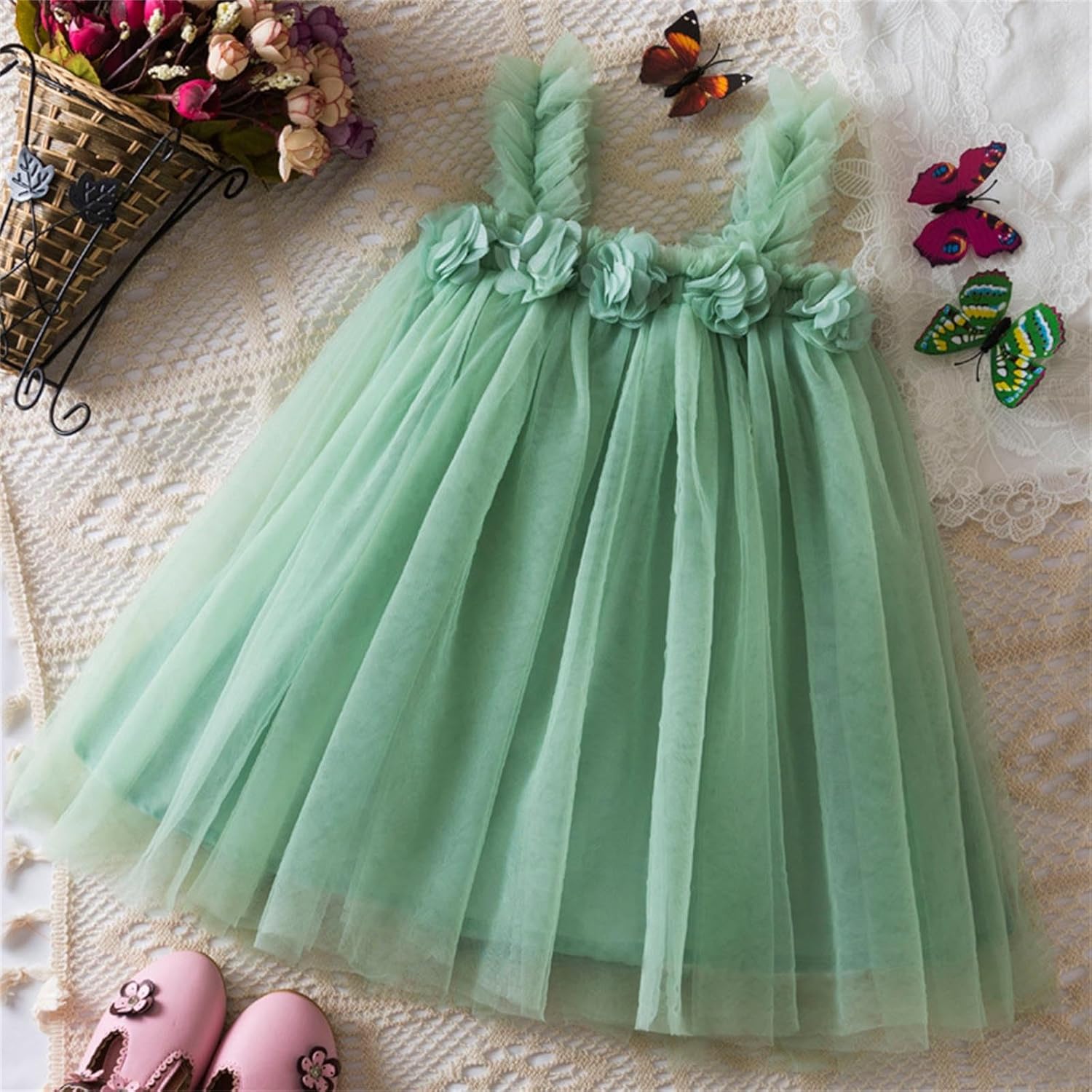 Beessbest Princess Party Dress for Toddlers