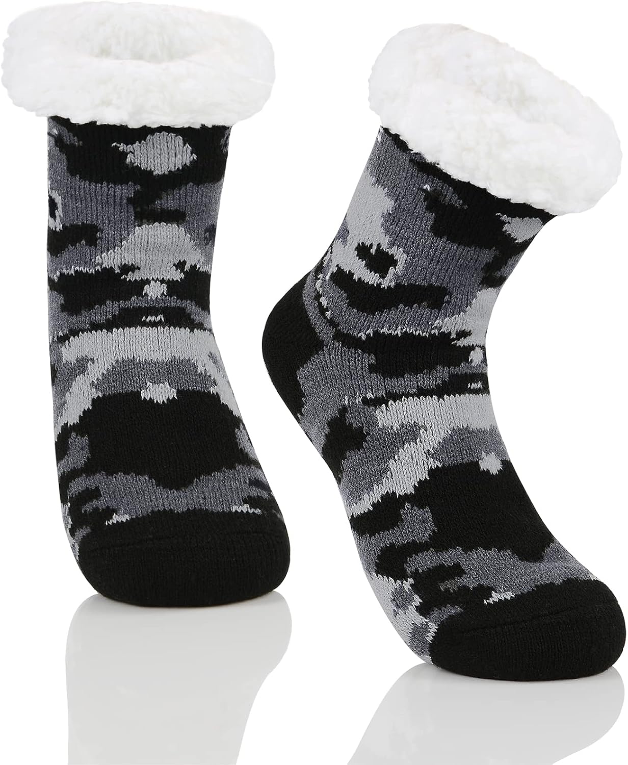 Durio Kids Thick Fuzzy Socks