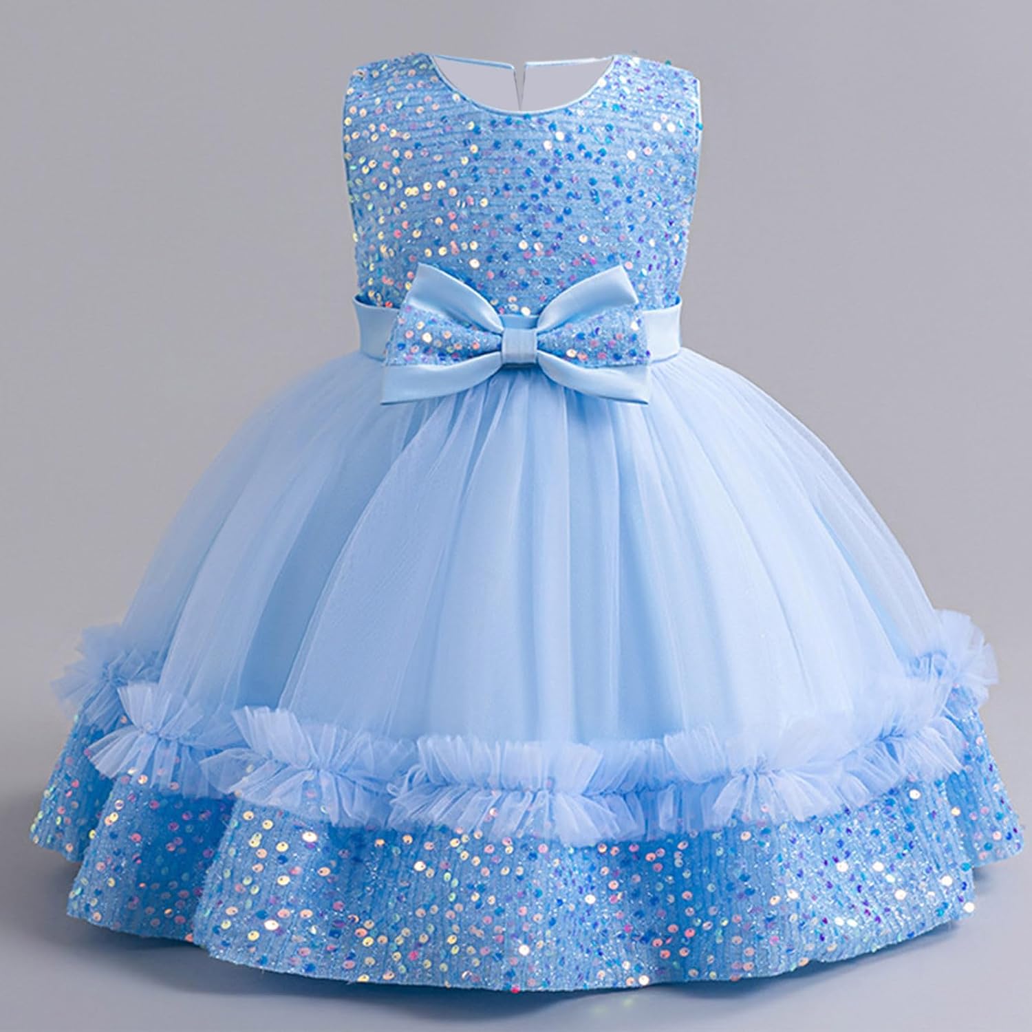 Cute Sequins Tulle Princess Dresses for Girls 6M-5Y