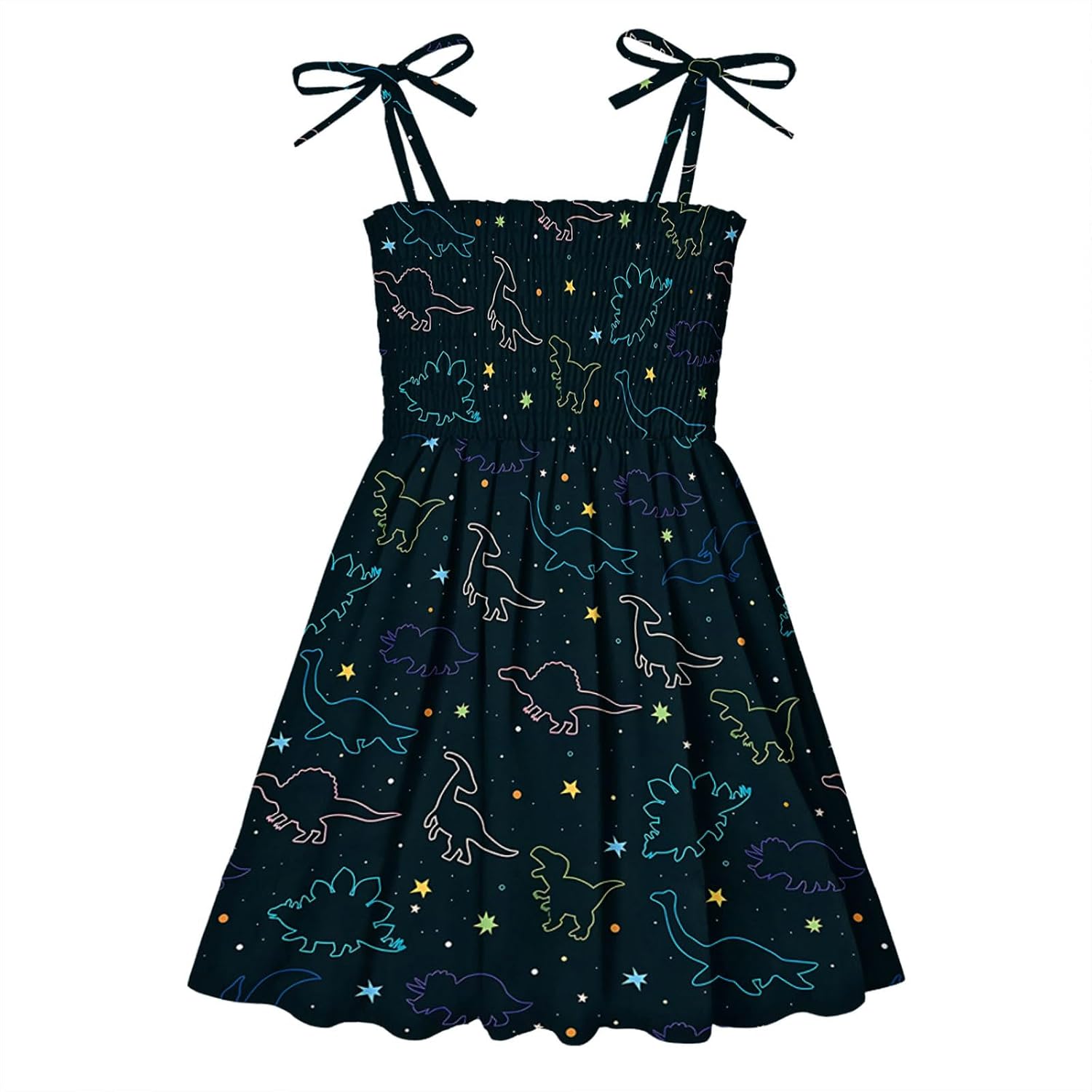 Toddler Girl Polka Dot Print Dress Spaghetti Straps