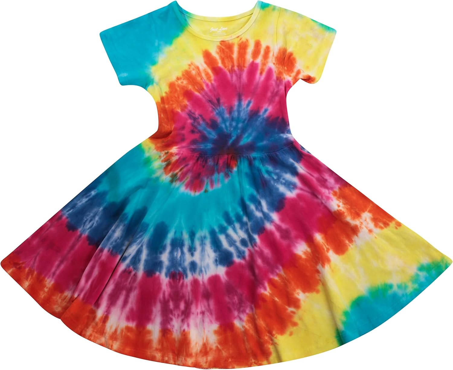 Just Love Girls Tie-Dye Twirl Dress
