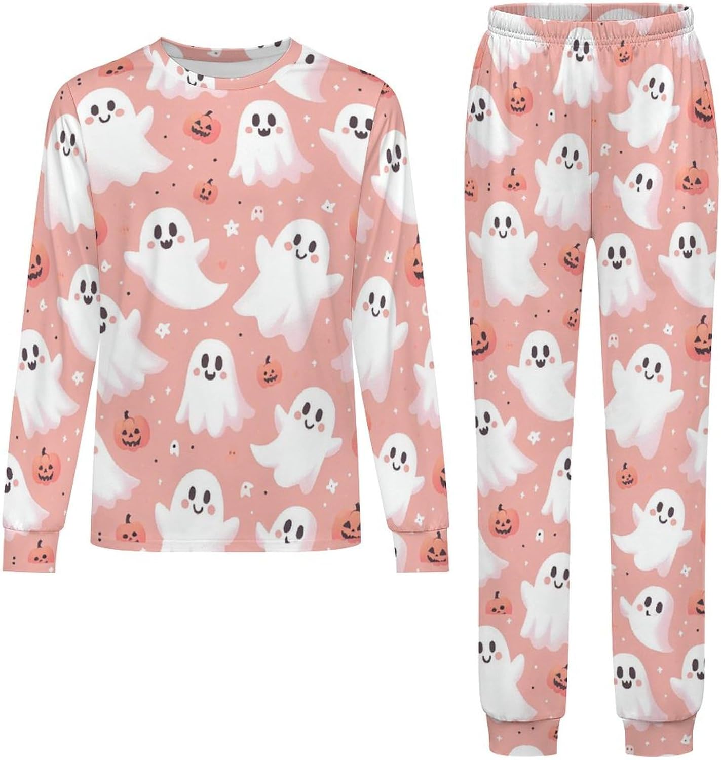 Kids Thermal Pajama Set Cartoon Characters