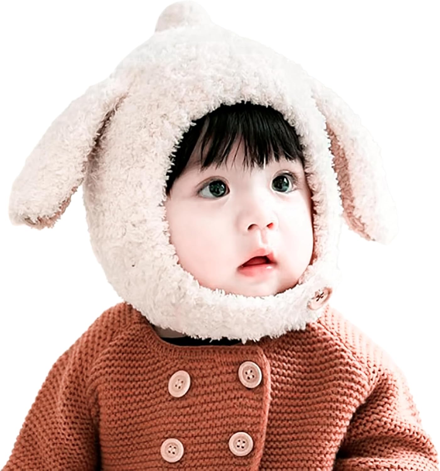 KorhLeoh Toddler Winter Plush Hat with Earflaps