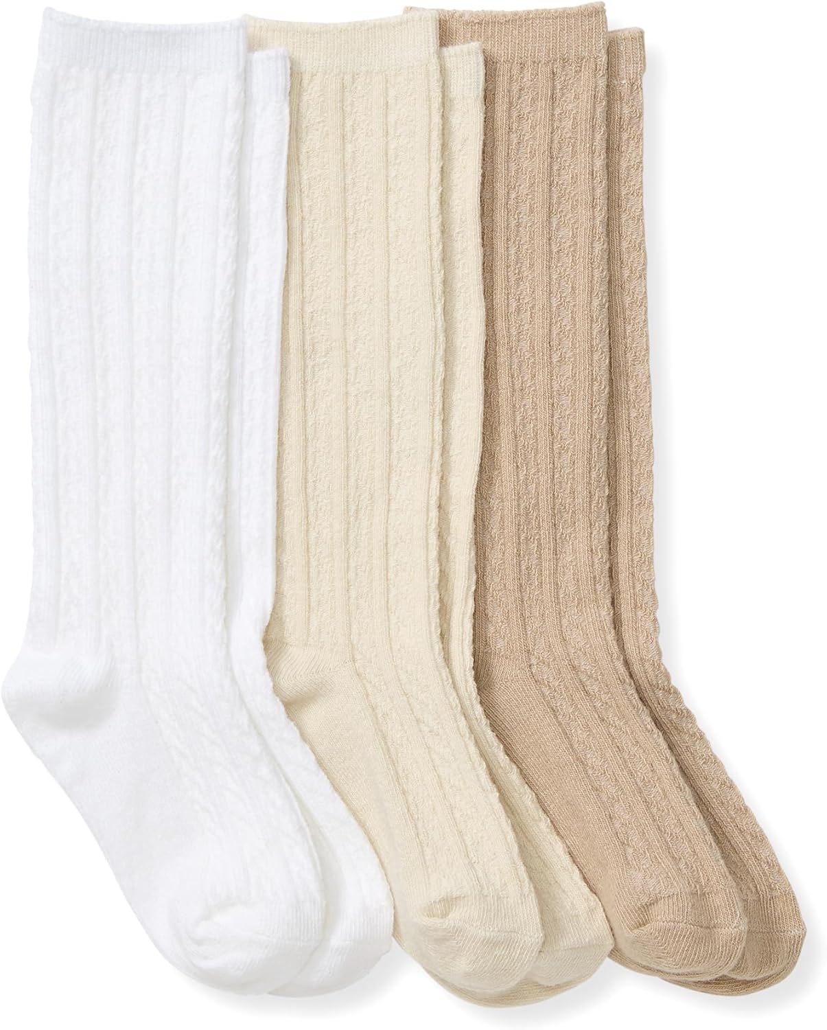 Organic Cotton Knee-High Socks for Baby Girls