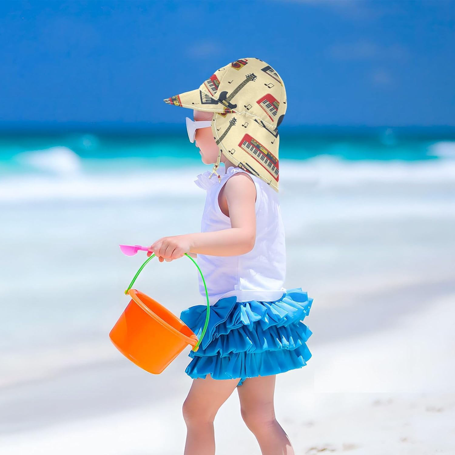 Sun Protection with Style Adjustable Baby Hat for Toddler