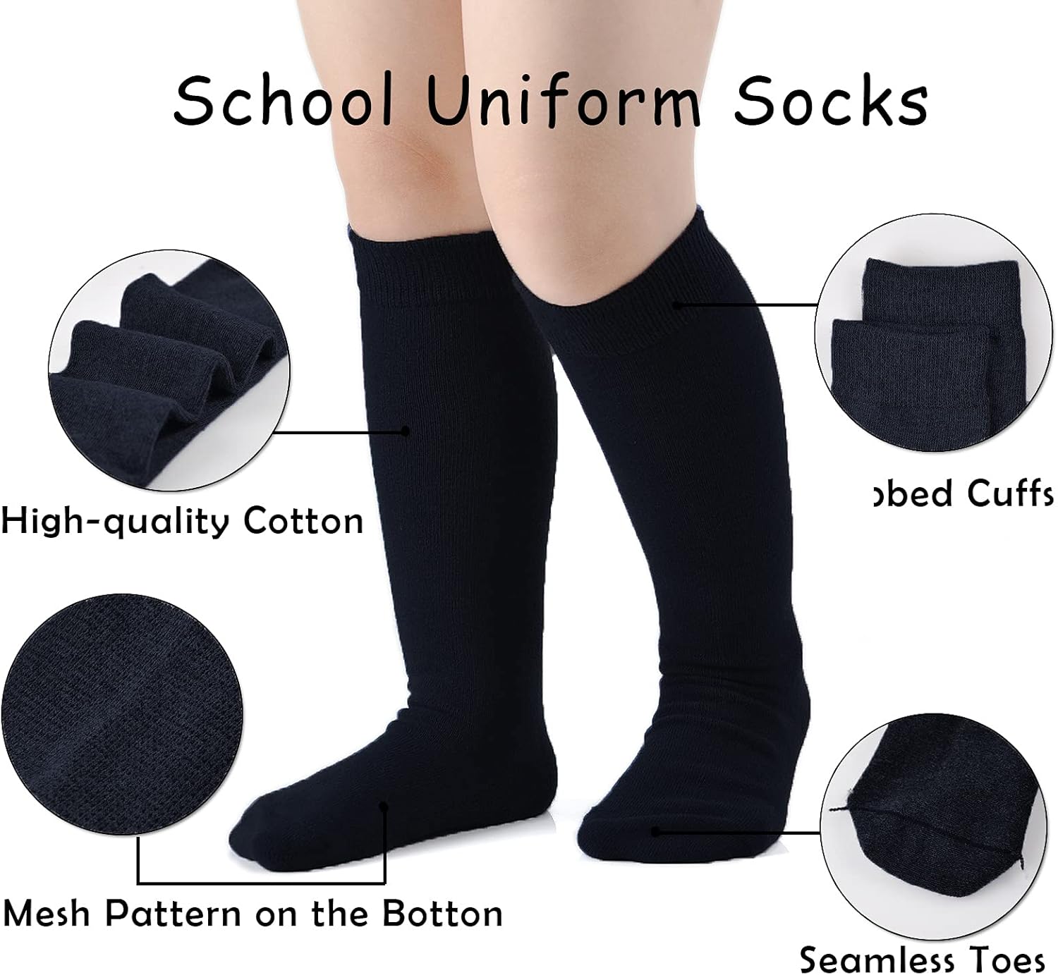 EPEIUS Girls Megan High Socks