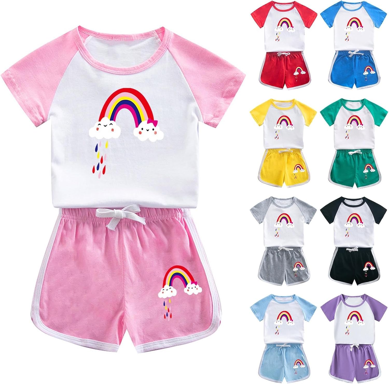 Rainbow Fun Tracksuit Set