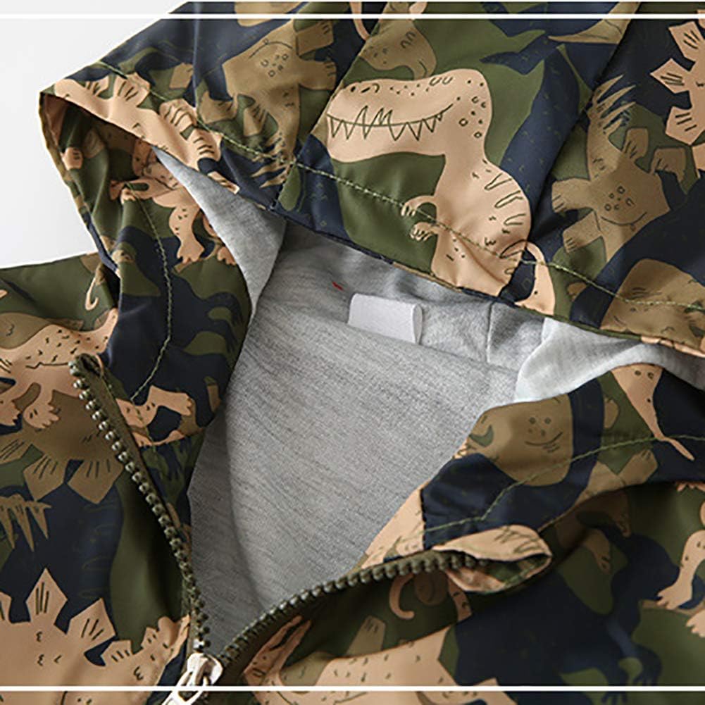 Dinosaur Windbreaker Jacket for Kids
