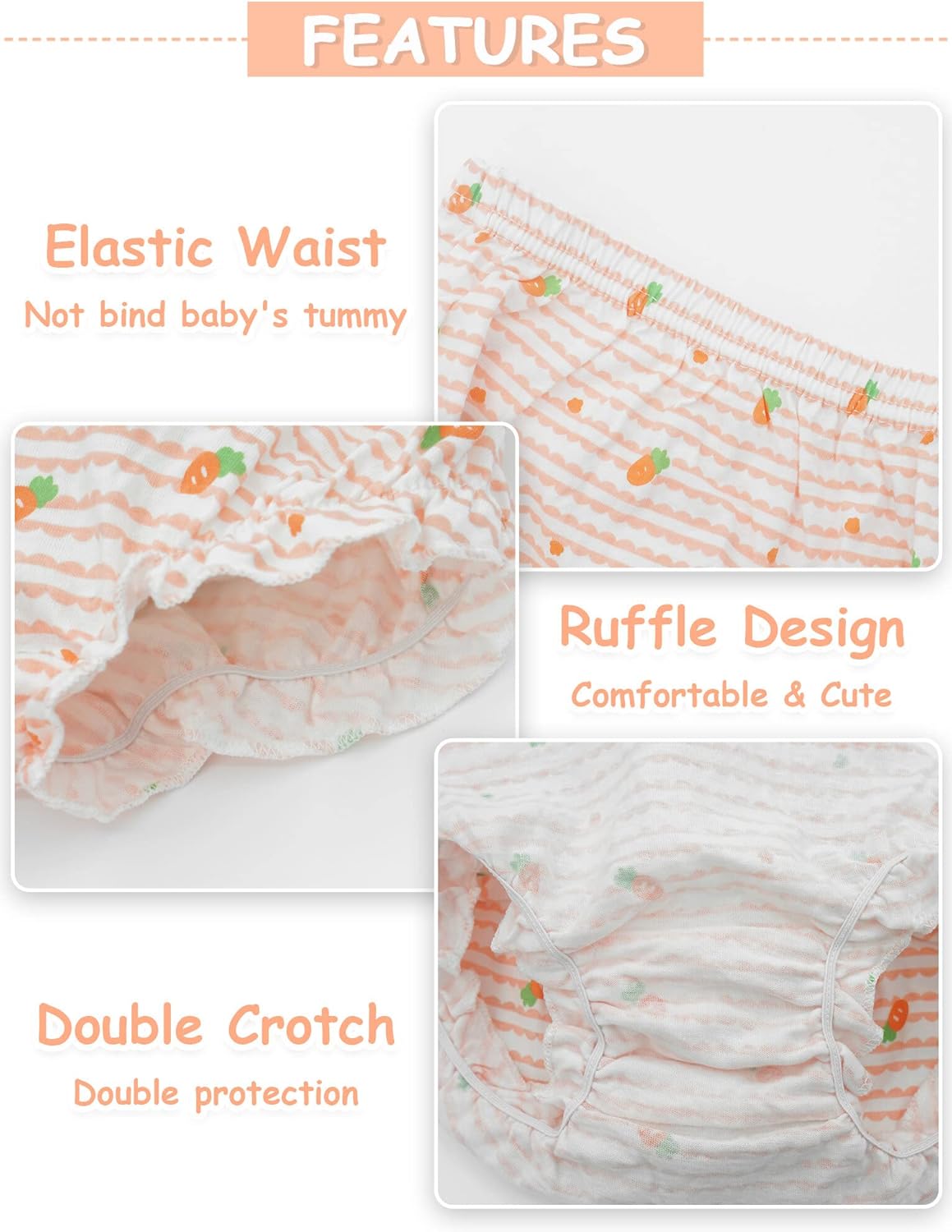 Cotton Bloomers Toddler Underwear