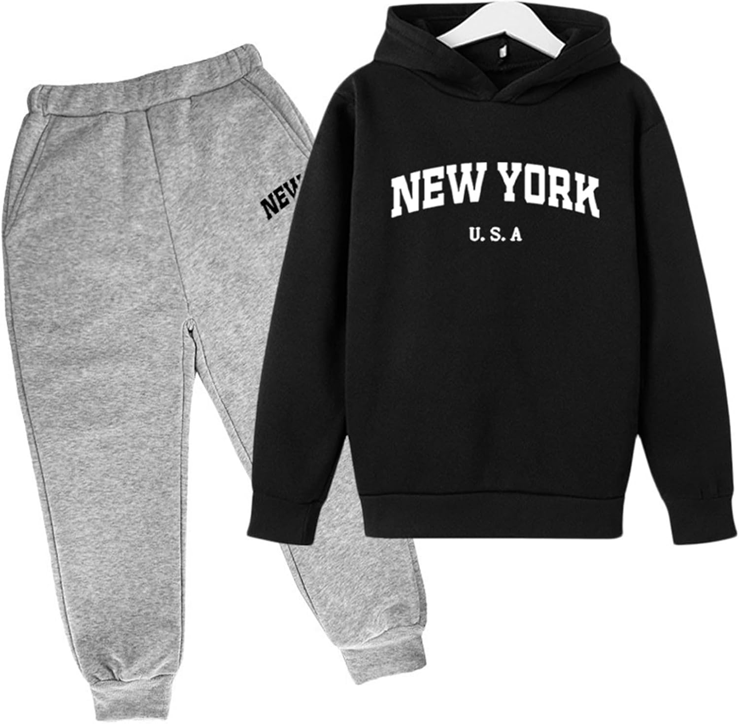 Long Sleeve Casual Redeemed Letter Printed Hoodie for Kids