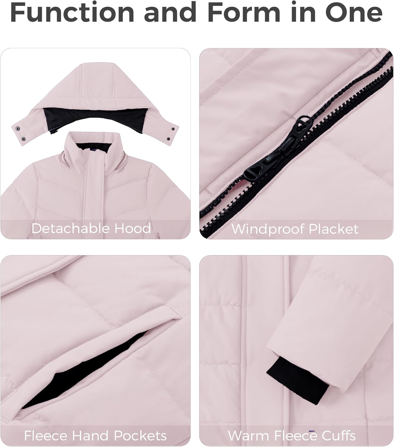 Wantdo Girls Insulated Winter Parka