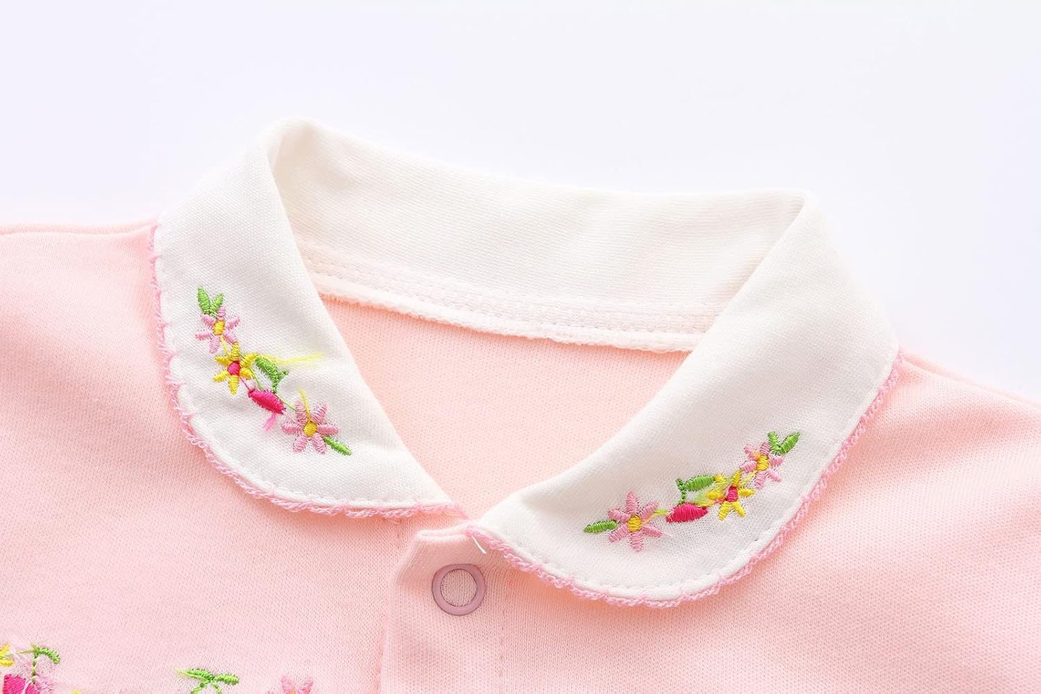 Infant Baby One-Sleeve Romper Set Cotton Newborn Outfit Bodysuit