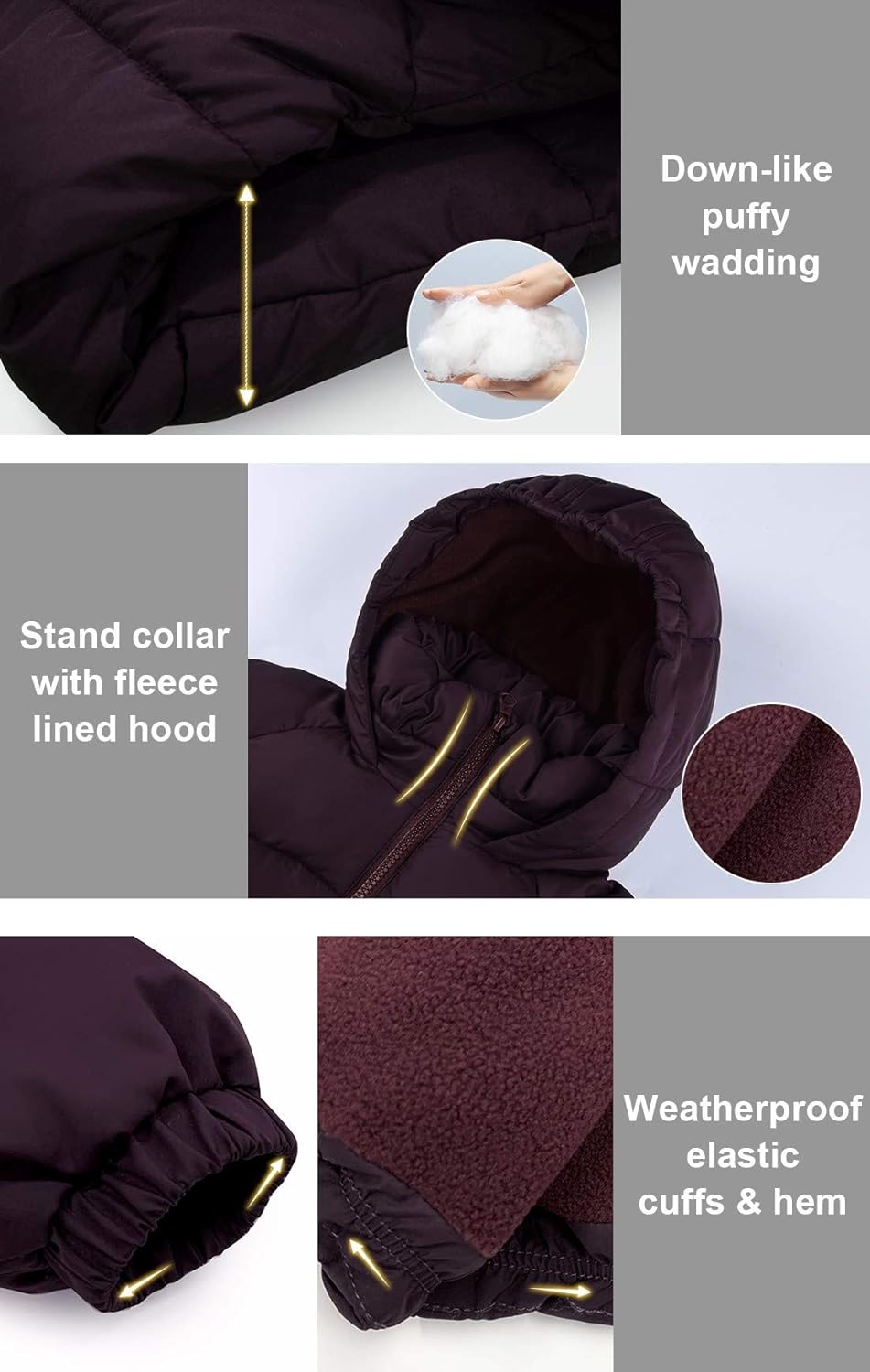 SOLOCOTE Girls Winter Coats