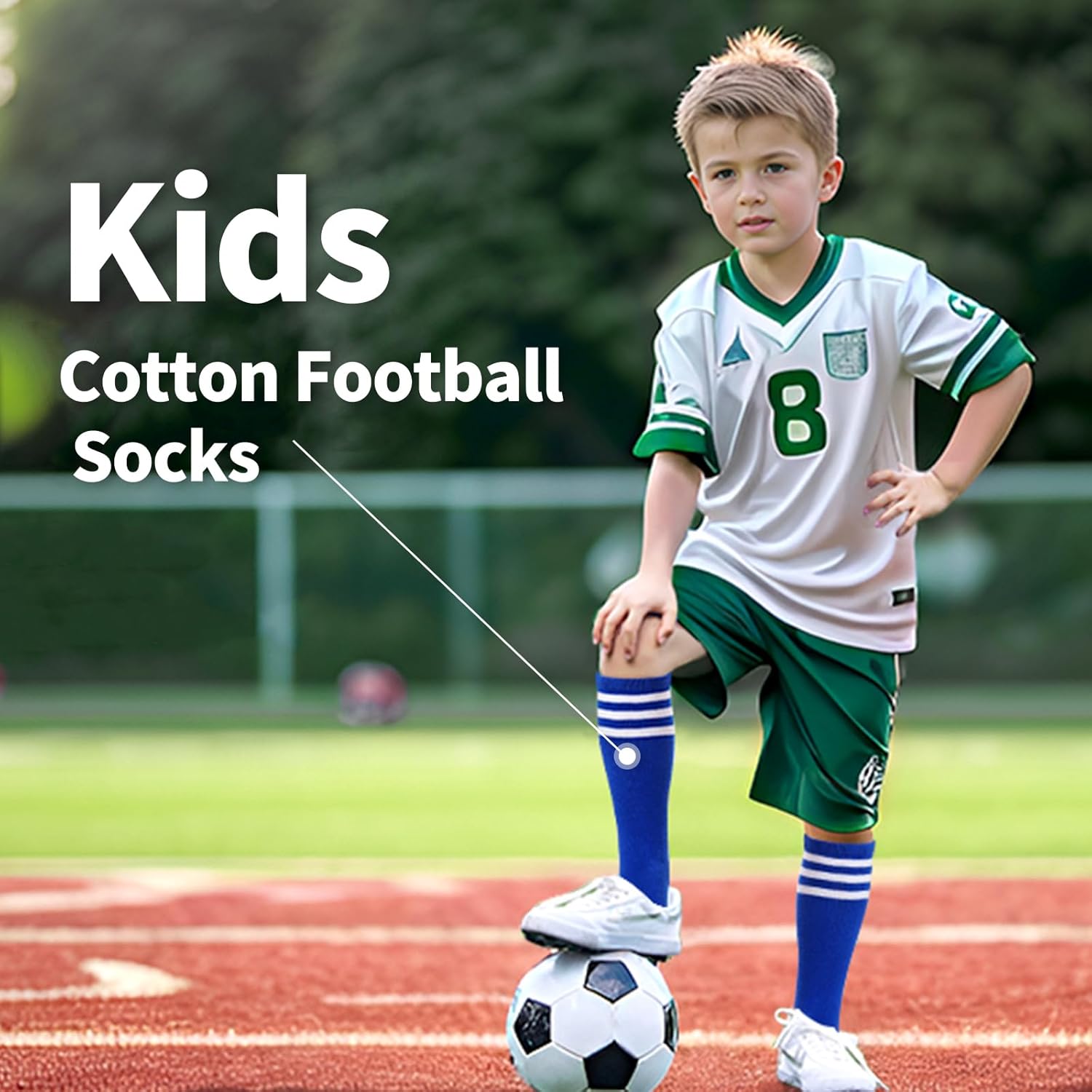 BISOUSOX Soccer Socks Kids Youth