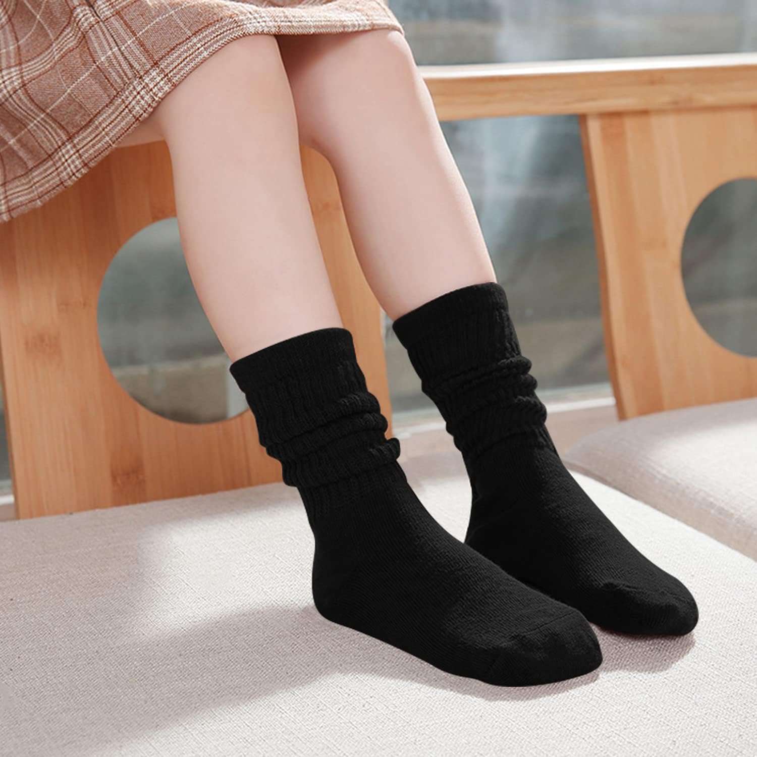 Doovid Toddler Slouch Socks Stretchy and Soft Cotton Perfect for Kids