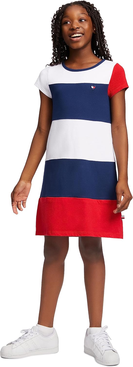 Tommy Hilfiger Short Sleeve T-Shirt for Girls - Comfortable Stylish