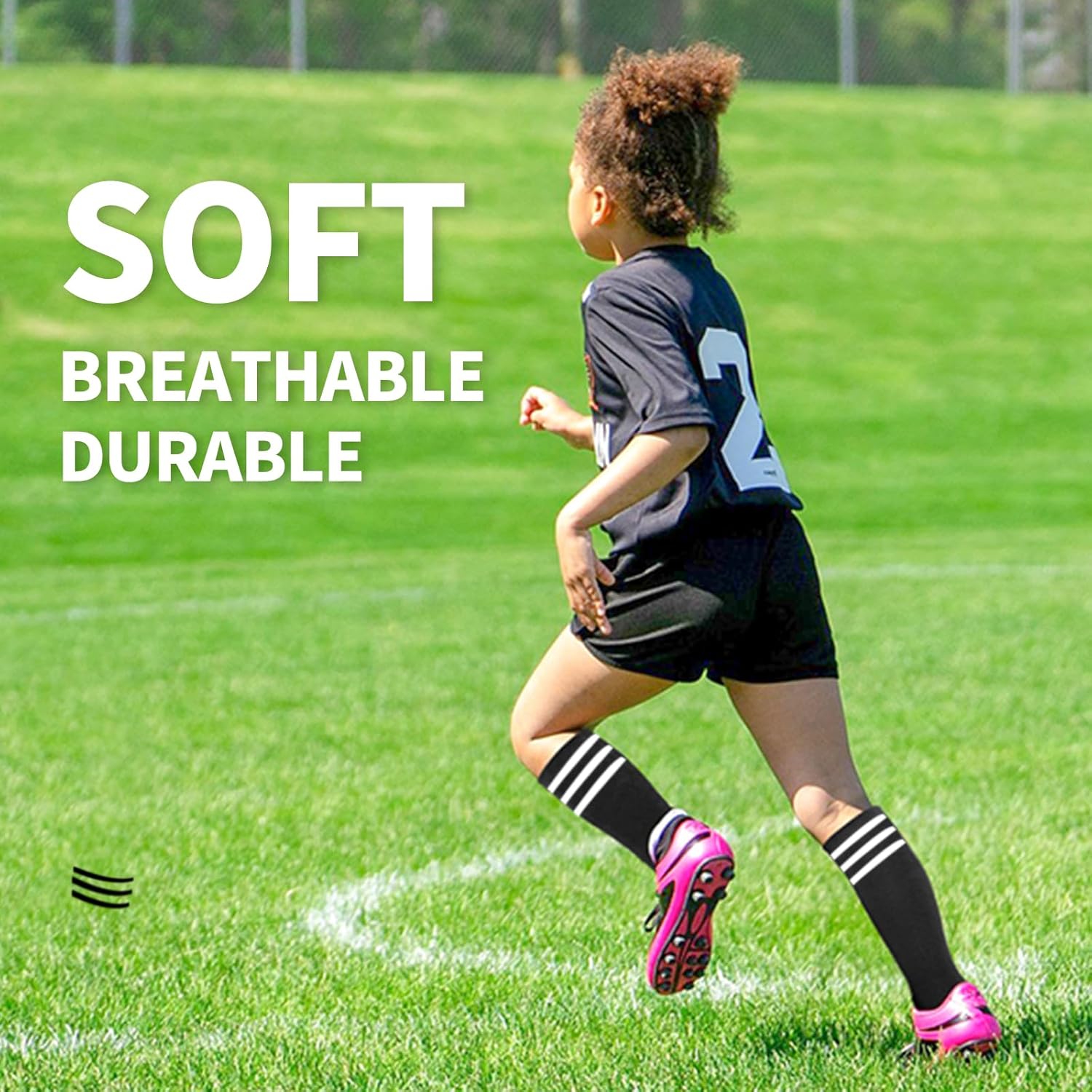 BISOUSOX Soccer Socks Kids Youth
