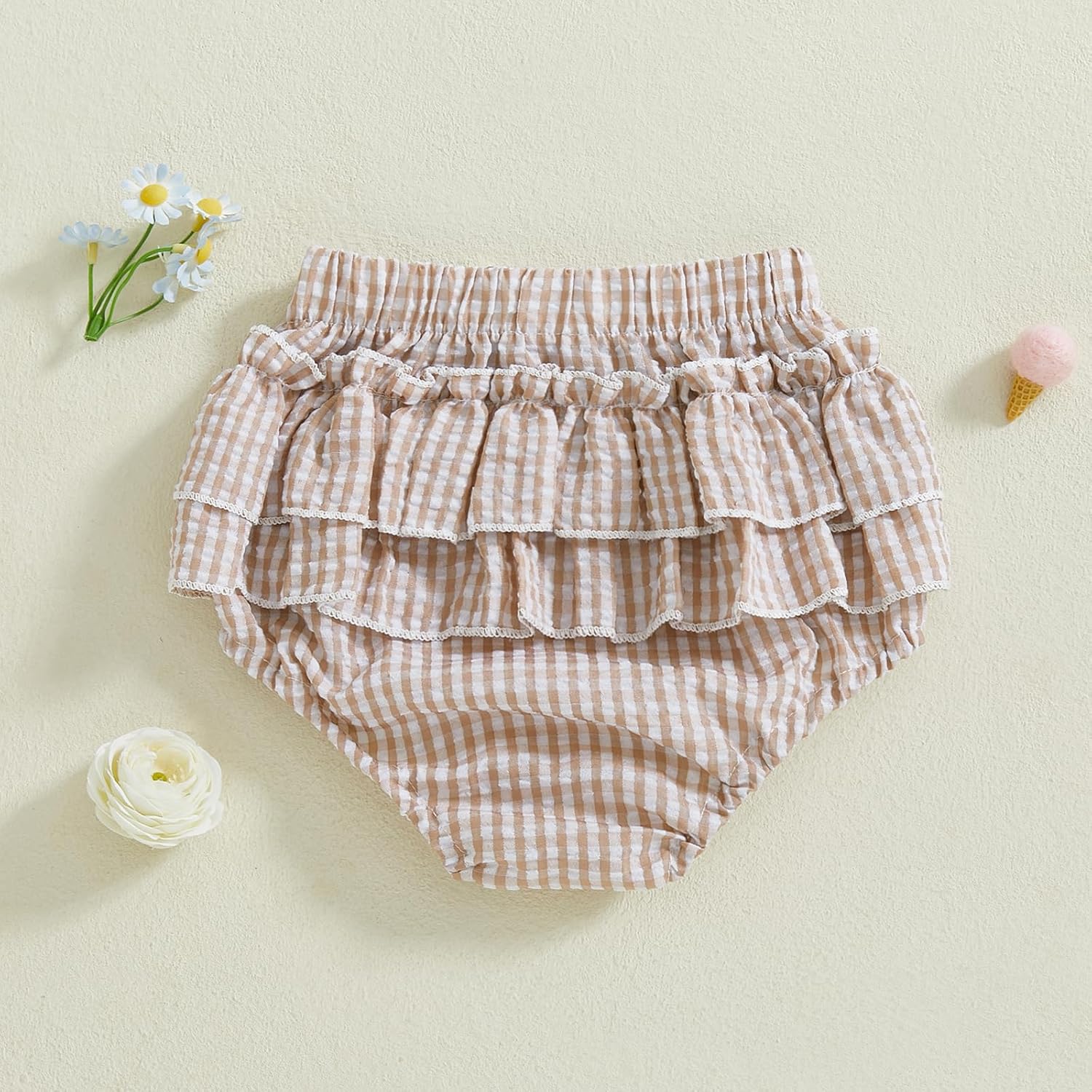 Plaid Gingham Diaper Cover Bloomers for Baby Boy Girl