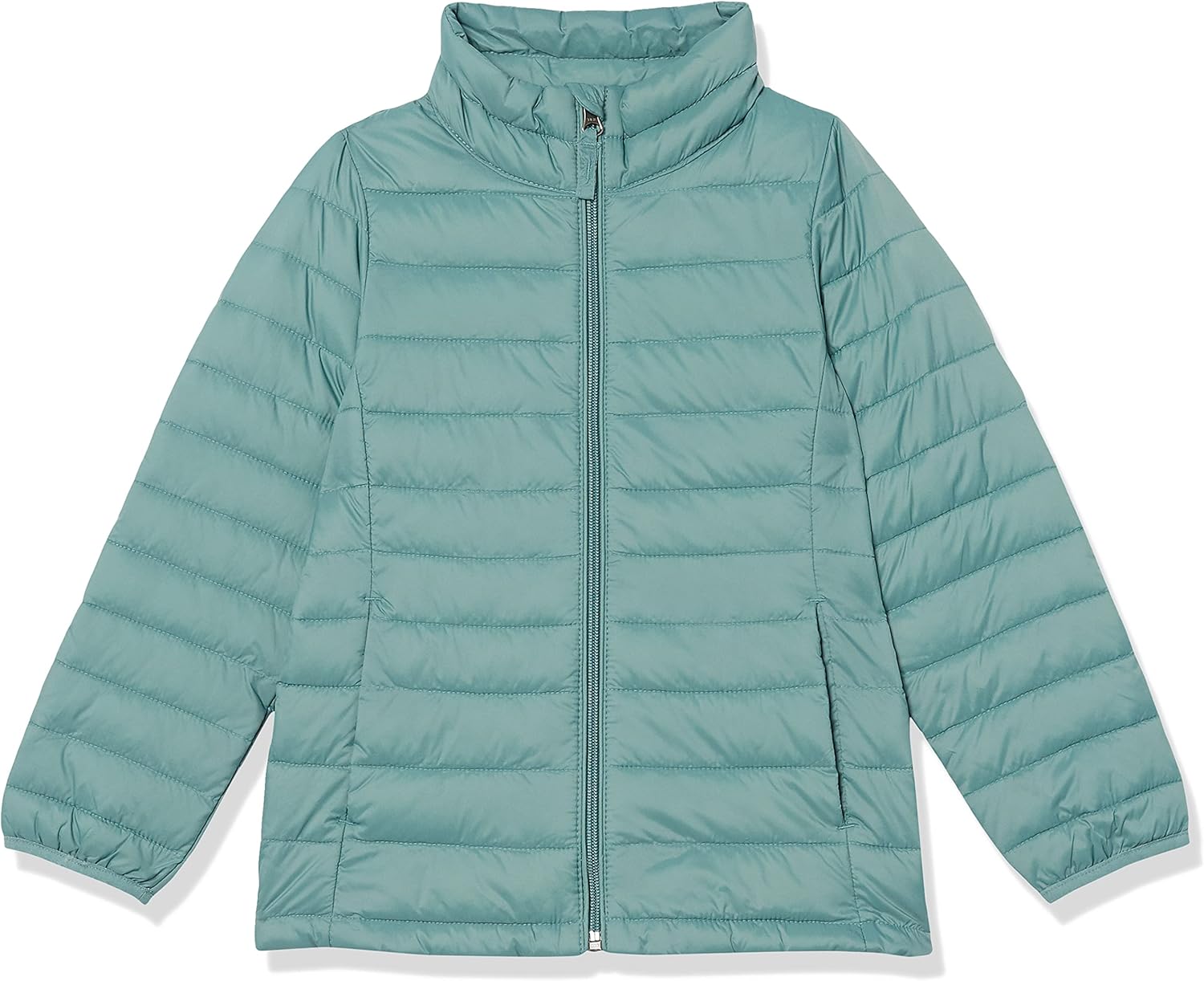 Amazon Essentials Lightweight Water-Resistant Mock Puffer Jacket for Girls and Toddlers