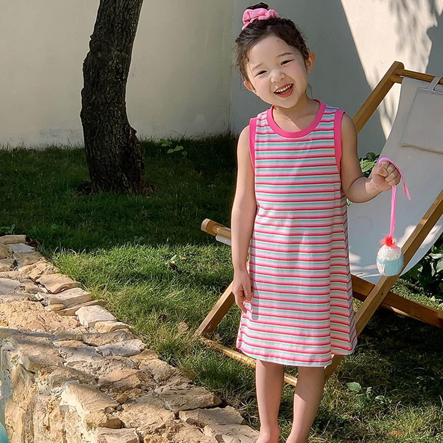 Beessbest Cute Summer Beach Dress for Girls