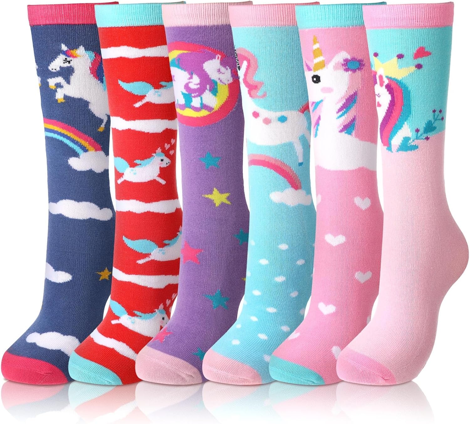 Fun Kids Socks Unicorn Pattern