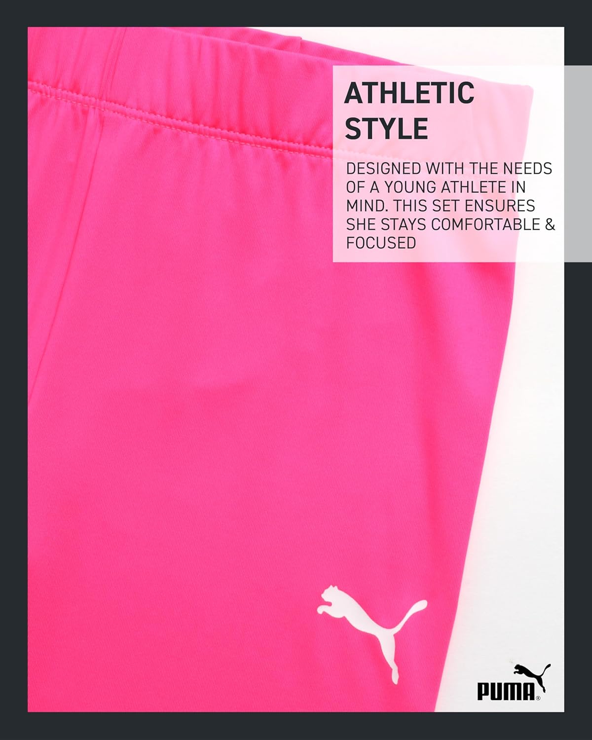 PUMA Girls 3-Piece Active Fleece Set