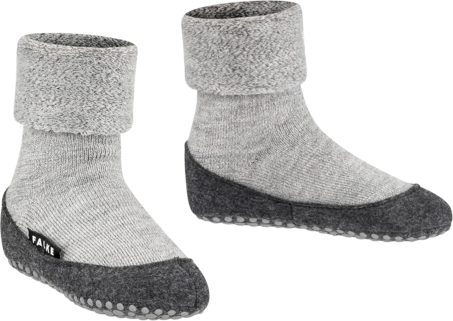 FALKE Kids Merino Wool Slippers - Cozy and Grip-Reducing