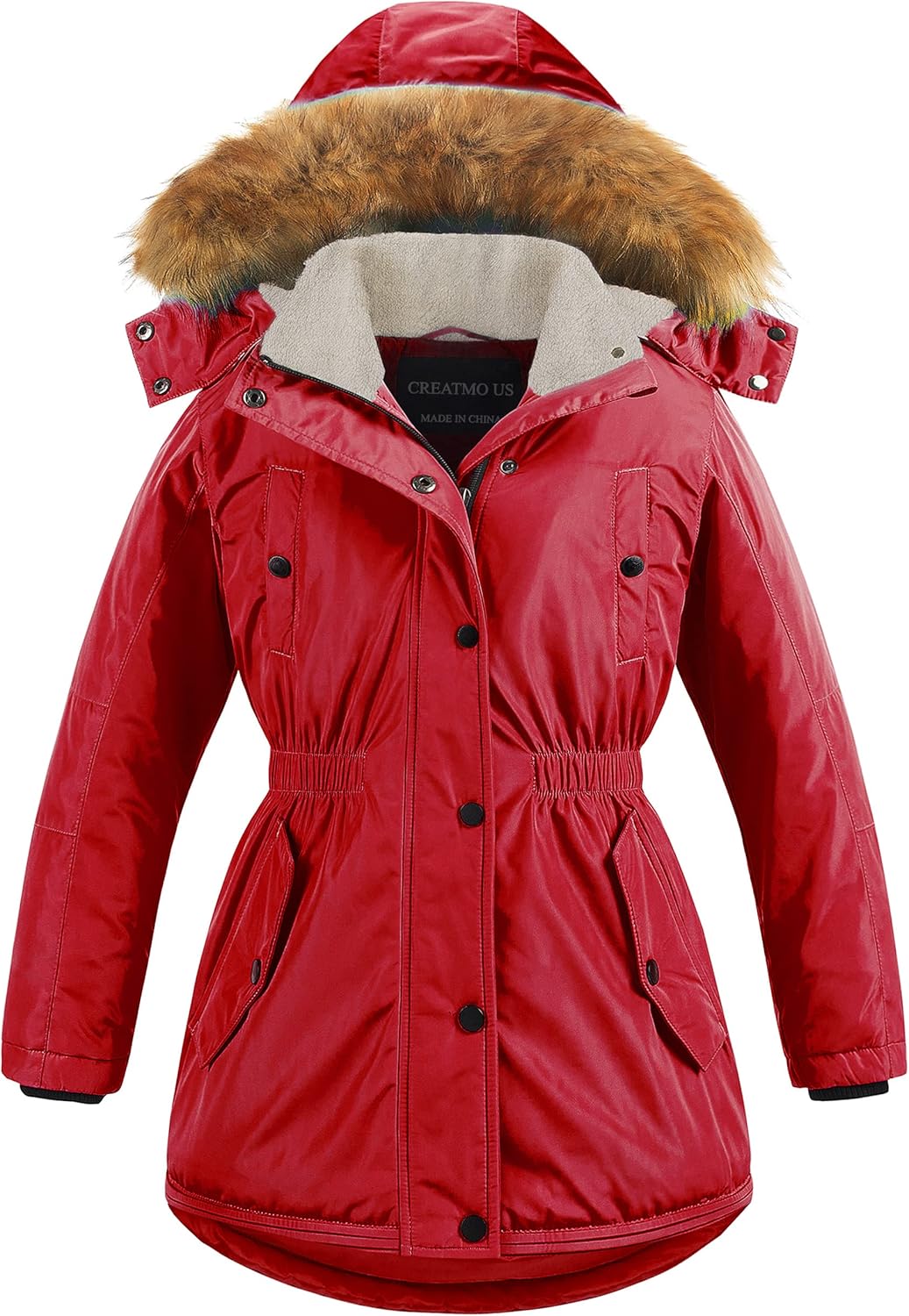 Warm Parka for Girls - winter accessories