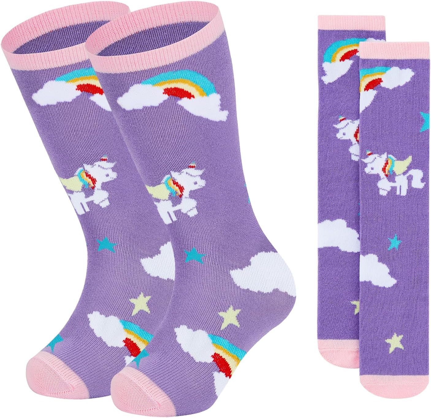 Kids soccer socks breathable soft high