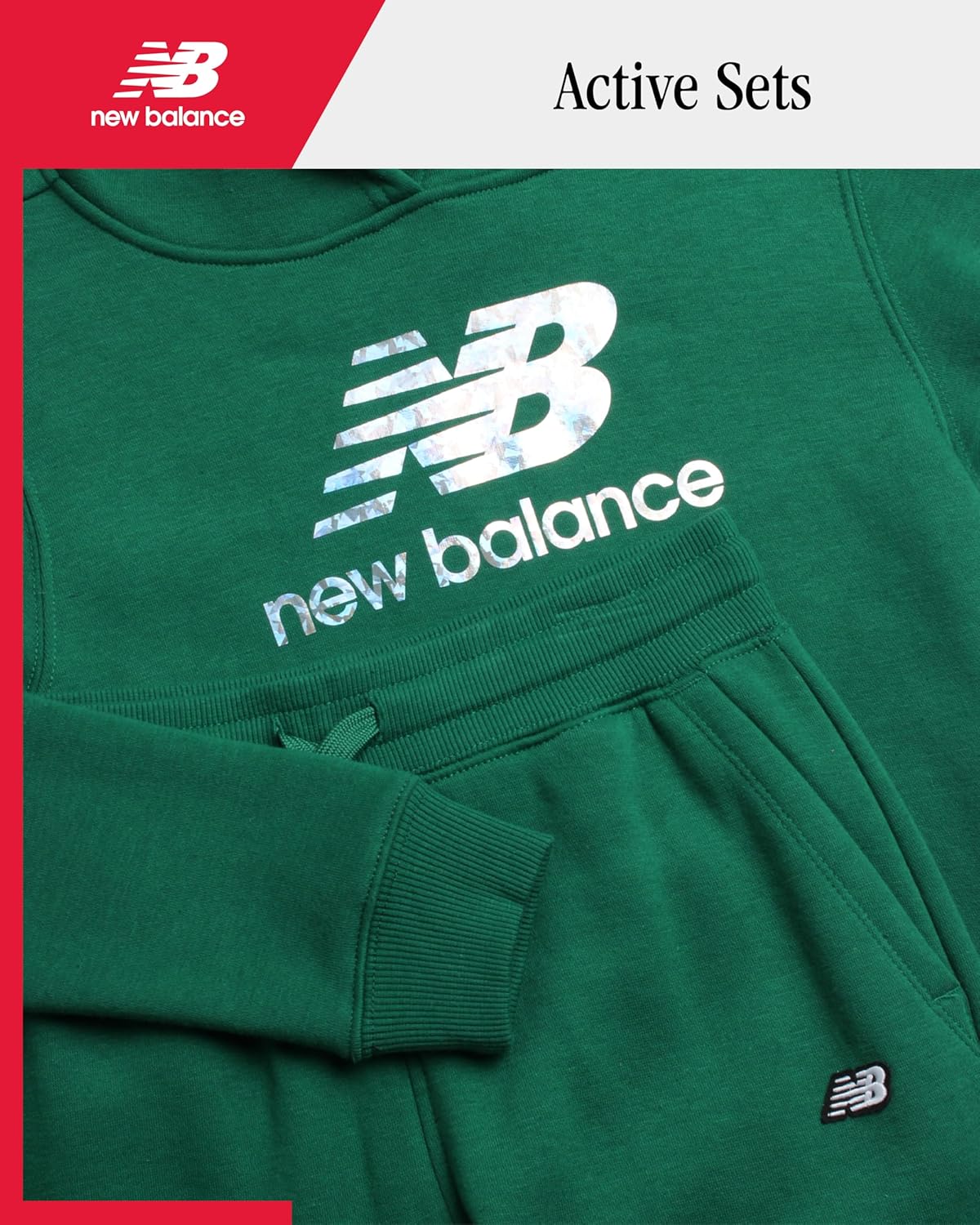 New Balance Girls Jogger Set 2-Piece Multi Use Outfit