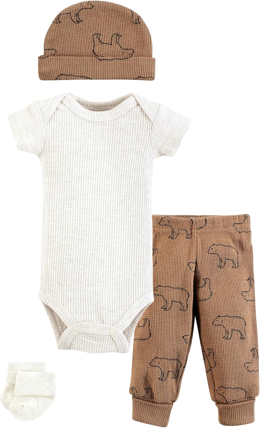Hudson Baby Unisex Thermal Preemie Layette Set