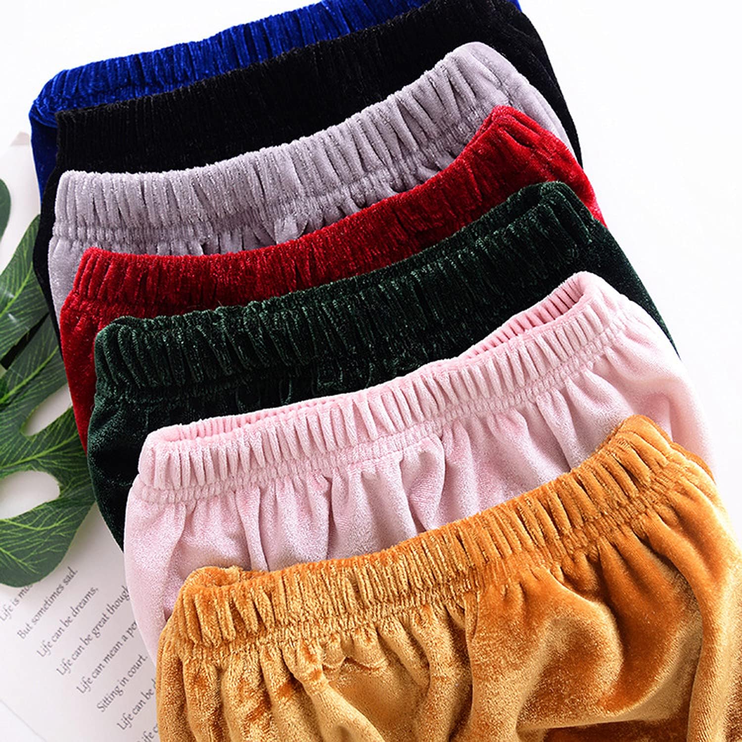 EISHOW Soft Cotton Linen Bloomer Shorts for Baby Boys Girls 1