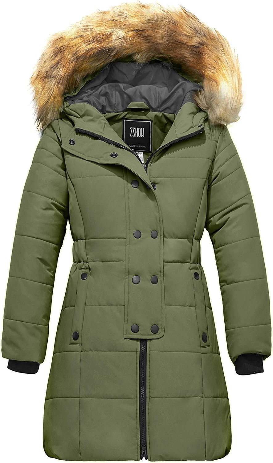 ZSHOW Girls Waterproof Winter Parka
