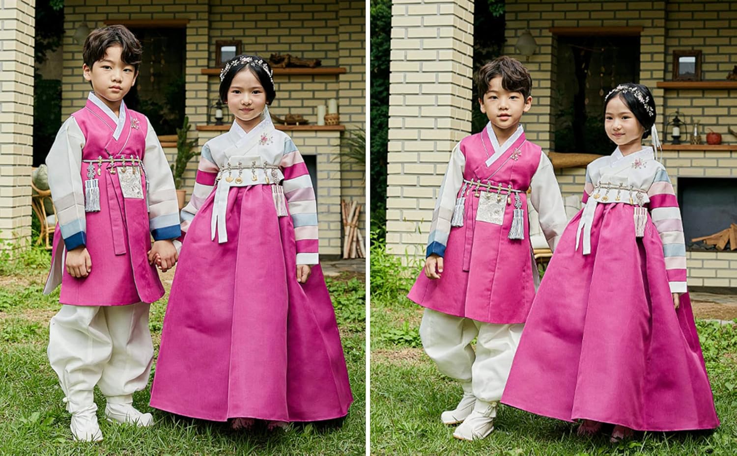 Modern Korean Baby Girl Hanbok Dress 10-15 yrs