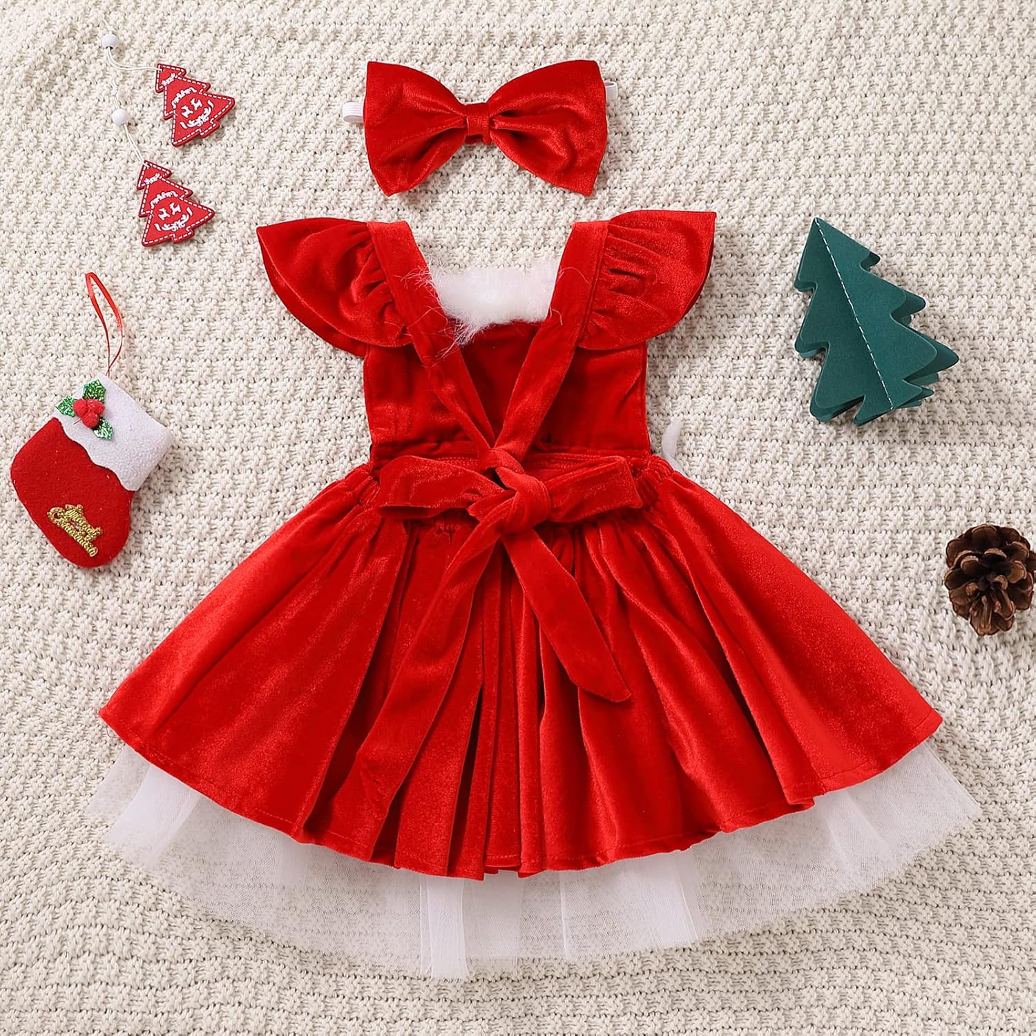 BeQeuewll Toddler Christmas Dress