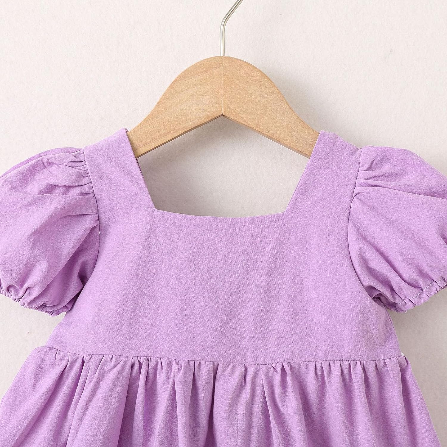 3D Flower Puff Sleeve Dress