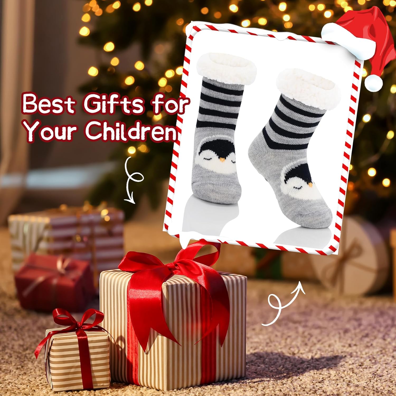 Zando Kids Fuzzy Socks Perfect for Kids