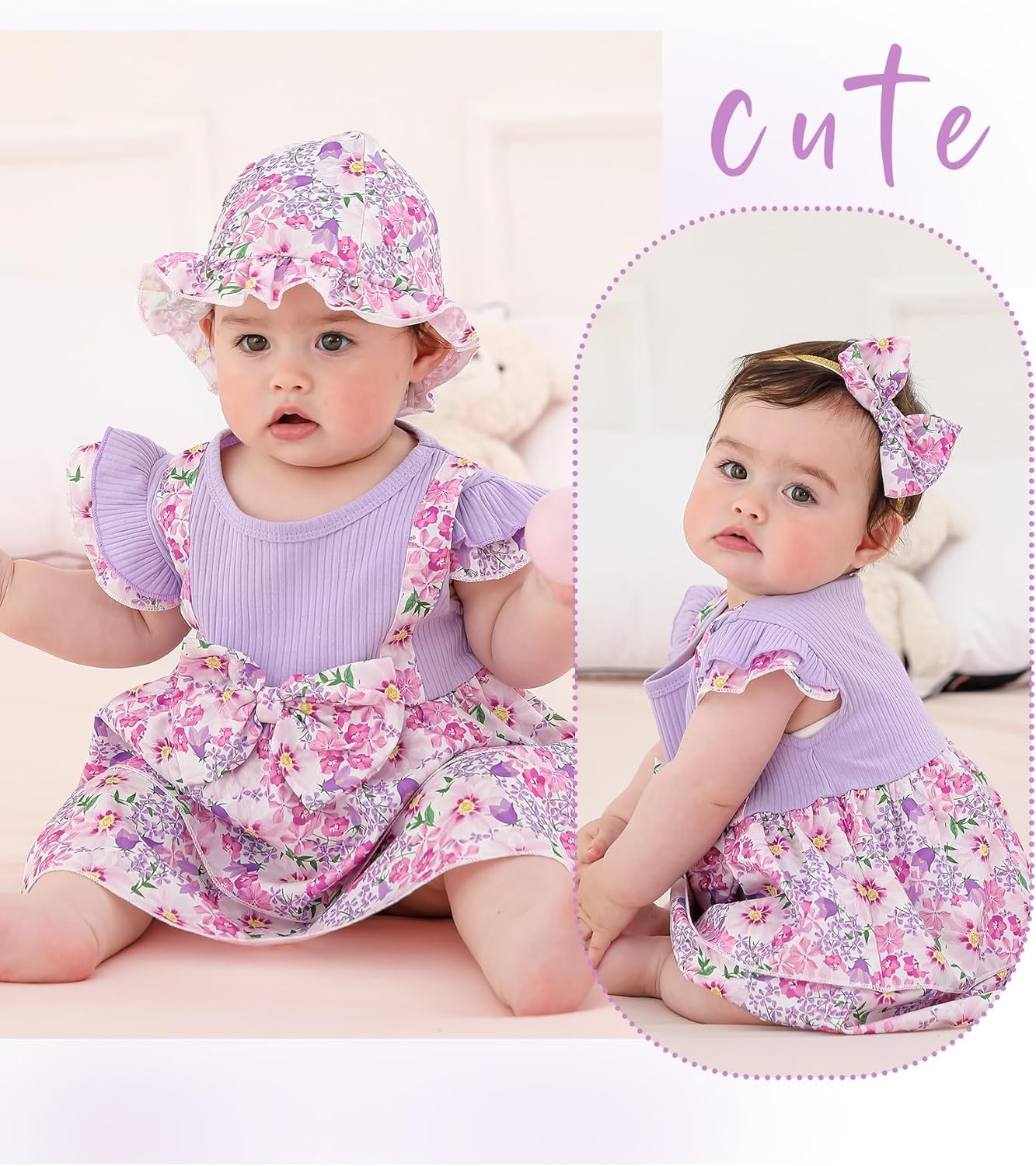 SUNNY PIGGY Baby Girl Skirt Set 0-24 Months