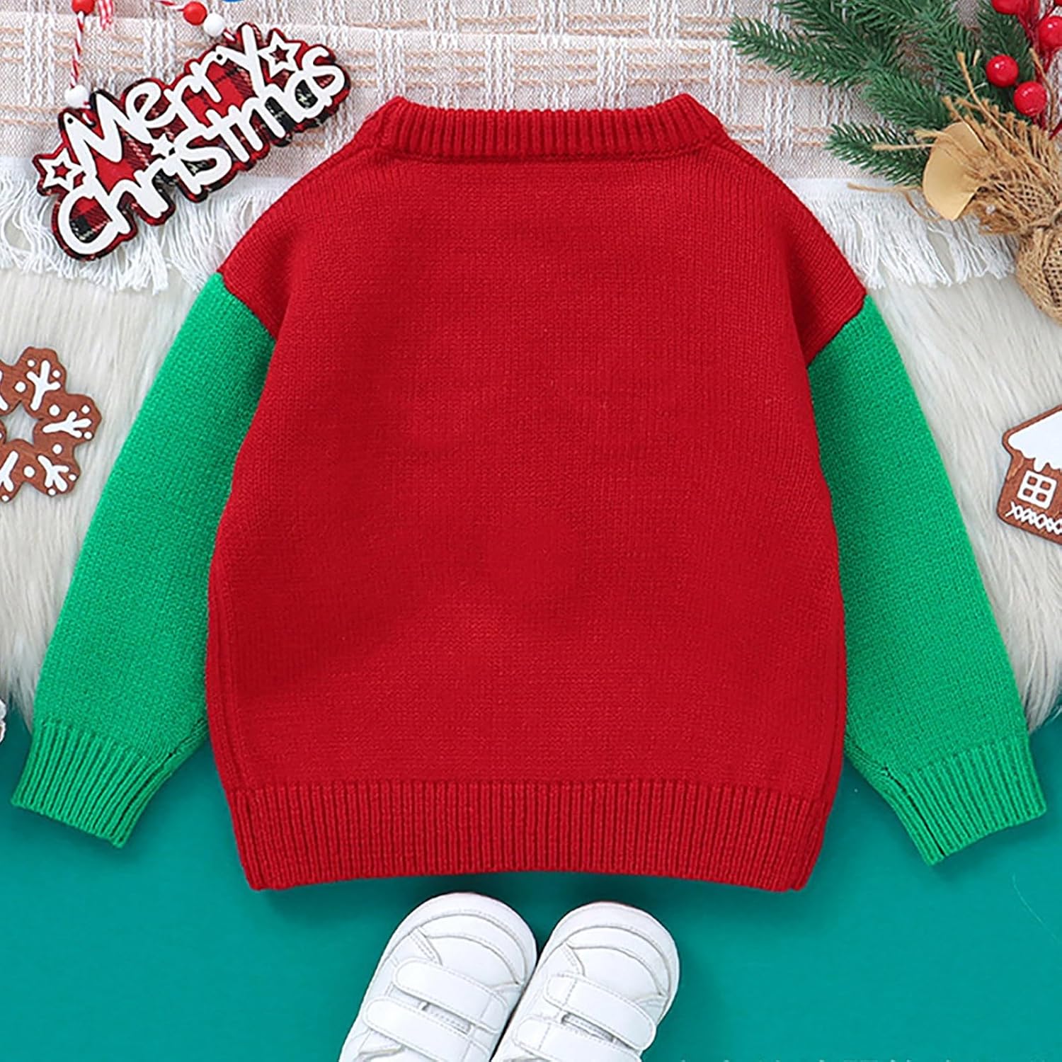 Warm Cozy Christmas Sweater for Babies